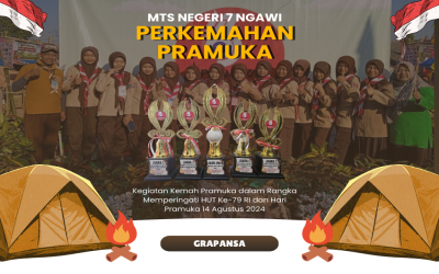 Perkemahan Pramuka Dalam Rangka HUT Ke-79 RI dan Hari Pramuka Ke-63